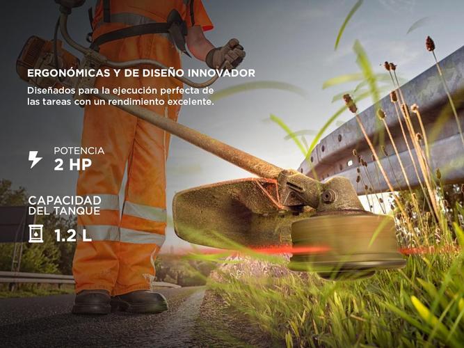 Desmalezadora A Gasolina D520ECO 52 cc 1.2 L Arnes de hombro DOBLE - 2