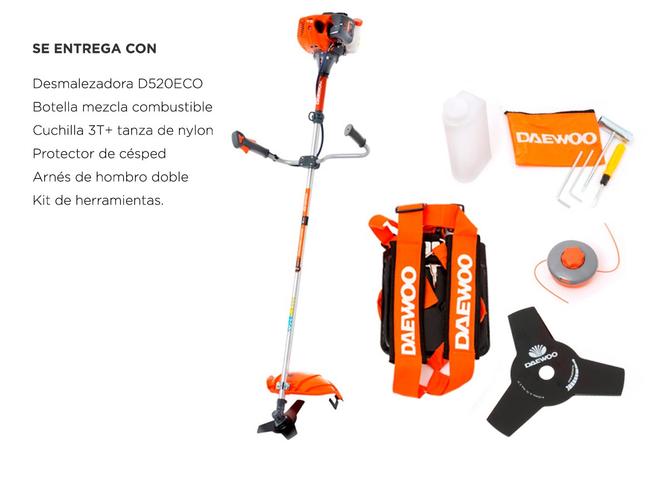 Desmalezadora A Gasolina D520ECO 52 cc 1.2 L Arnes de hombro DOBLE - 5