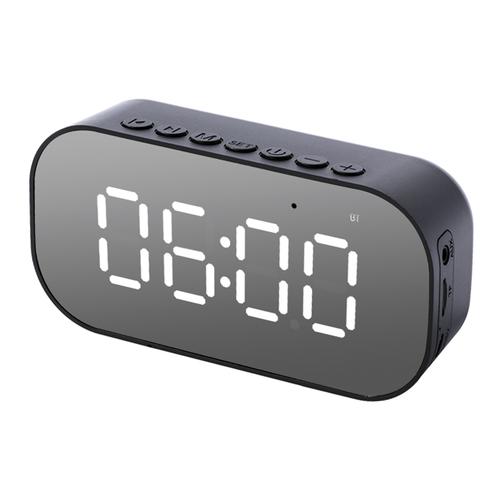 Reloj Despertador Digital Gadnic W1 Parlante Bluetooth Radio FM Alarma  - 0