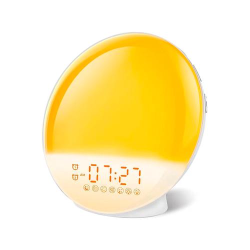 Reloj Despertador Gadnic 7 Colores Luz de Amanecer con Radio FM - 0