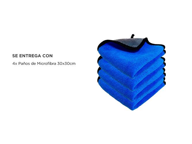 Paños Microfibra 30x30cm Pack x 4 Gadnic Detailing Multiuso Secado Rápido - 5