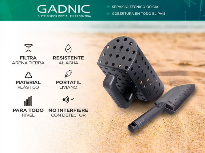 Juego de Pala y Tamiz Gadnic DETA01 Detección de Metales  - 1