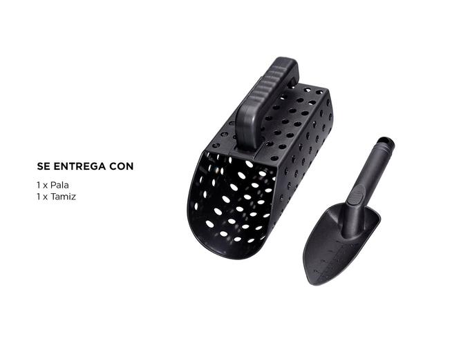 Juego de Pala y Tamiz Gadnic DETA01 Detección de Metales  - 4