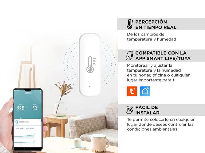 Sensor De Temperatura Y Humedad Gadnic Wifi  - 2