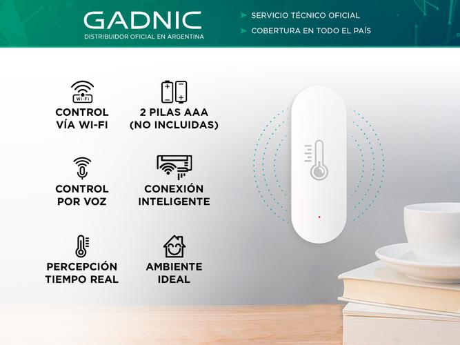 Sensor De Temperatura Y Humedad Gadnic Wifi  Outlet - 1