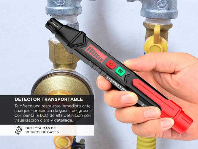 Detector de Fuga de Gas Natural Gadnic Con Alarma Audible y Visual - 2