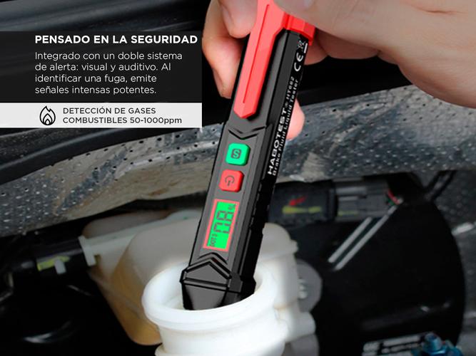 Detector de Fuga de Gas Natural Gadnic Con Alarma Audible y Visual - 3