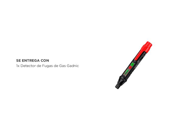 Detector de Fuga de Gas Natural Gadnic Con Alarma Audible y Visual - 6