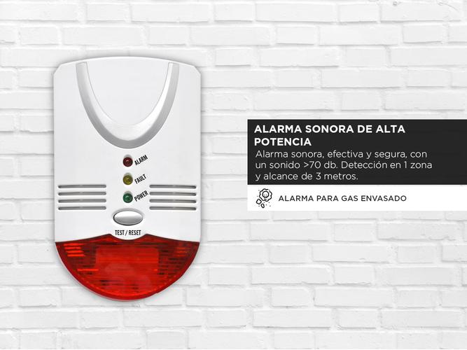 Detector de Gas Envasado Gadnic Con Sonora  - 3
