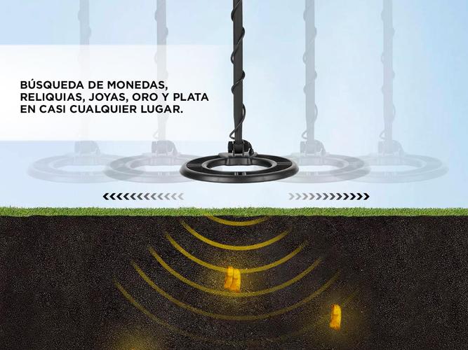 Detector De Metales Gadnic MD-3030 Oro Plata - 3
