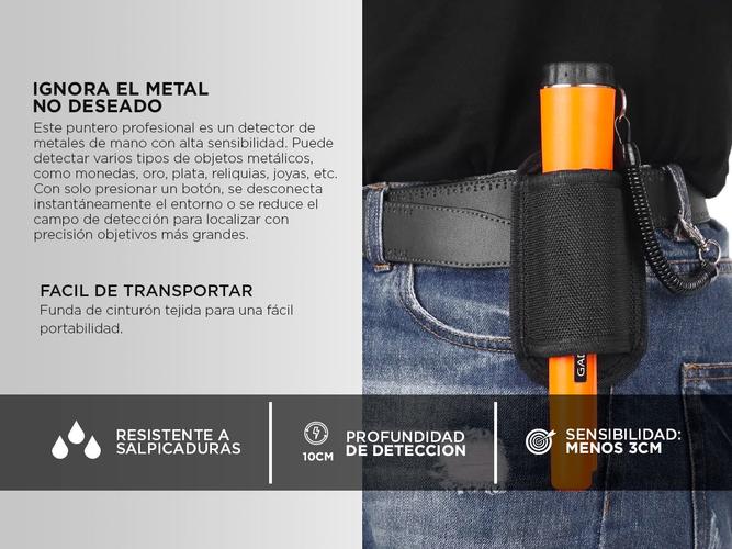 Detector De Metales Gadnic Con Indicador De Profundidad - 2
