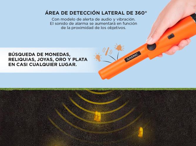 Detector De Metales Gadnic Con Indicador De Profundidad - 3