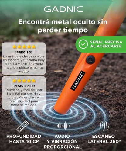 Detector De Metales Gadnic Con Indicador De Profundidad - 1