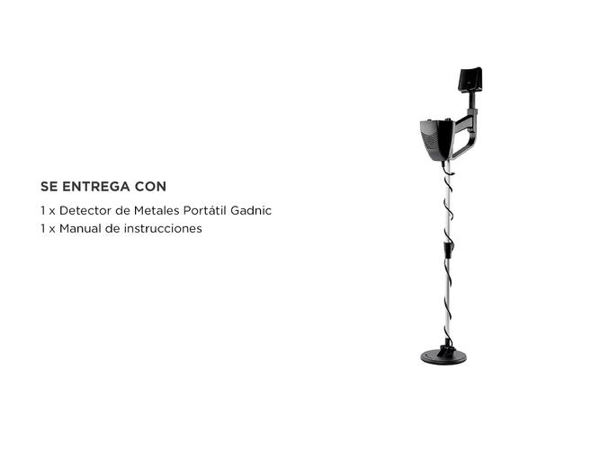 Detector de Metales Gadnic Plata Oro - 5