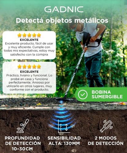 Detector de Metales Gadnic Plata Oro - 1