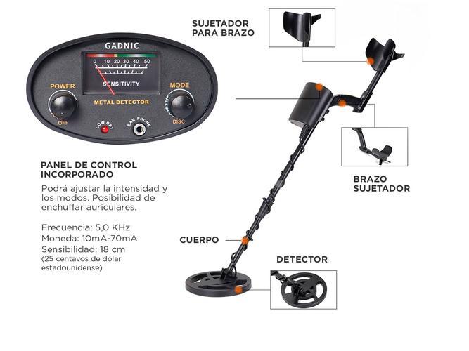 Detector de Metales Gadnic Alta Sensibilidad - 5
