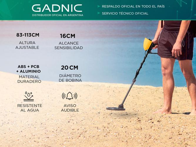 Detector de Metales Gadnic Alta Sensibilidad Profesional - 1