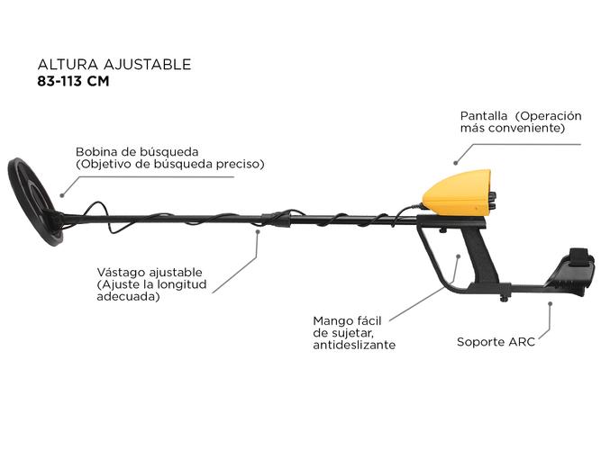 Detector de Metales Gadnic Alta Sensibilidad Profesional - 5