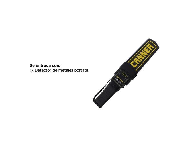 Detector de metales Gadnic De Mano Seguridad Portátil  - 6