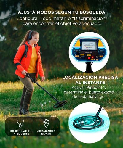 Detector de Metales Gadnic Profesional Alta Sensibilidad  - 2