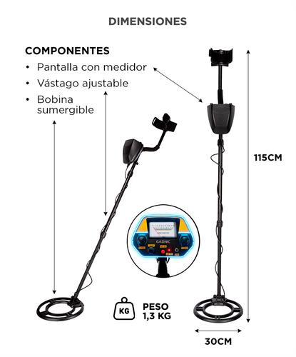Detector de Metales Gadnic Profesional Alta Sensibilidad  - 5