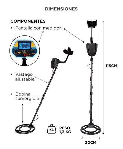Detector de Metales Gadnic Profesional Alta Sensibilidad  - 5