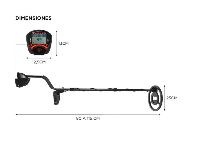 Detector De Metales Gadnic Plata Oro Profesional - 5