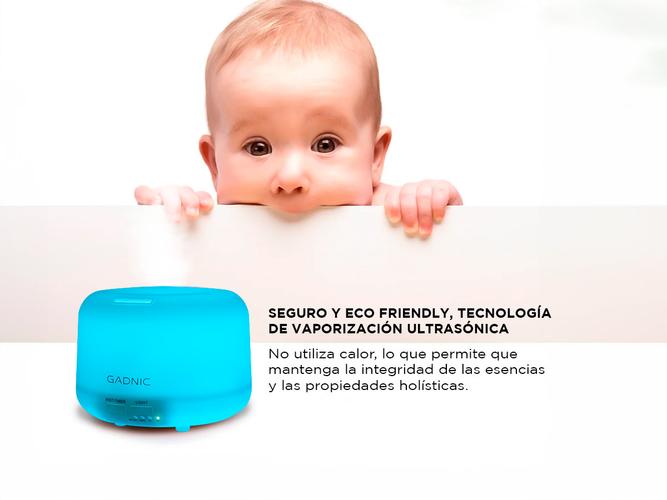 Difusor Gadnic Humidificador Ultrasónico 300ml 20hs 7 Colores - 3