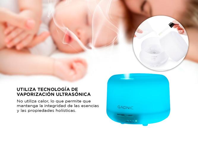 Difusor Gadnic Humidificador Ultrasónico 300ml 20hs 7 Colores Outlet - 3