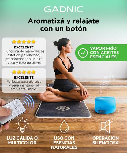 Difusor Gadnic Humidificador Ultrasónico 300ml 20hs 7 Colores - 1