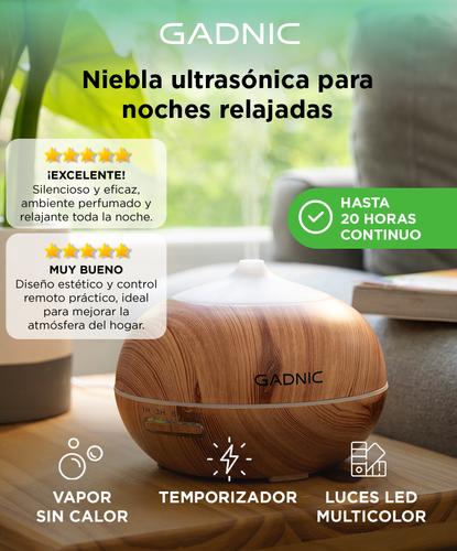Difusor Gadnic Plus Humidificador Ultrasónico 300ml 20hs 7 Colores - 1