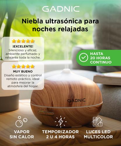 Difusor Gadnic Plus Humidificador Ultrasónico 300ml 20hs 7 Colores - 1