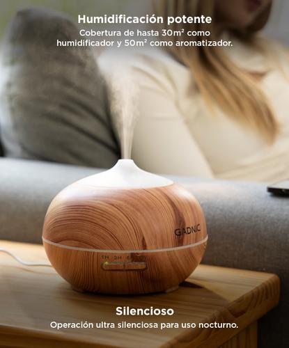 Difusor Gadnic Plus Humidificador Ultrasónico 300ml 20hs 7 Colores - 2