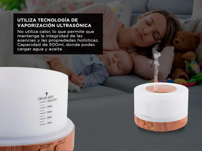 Difusor Humidificador Aromatizante LED 500ml - 3