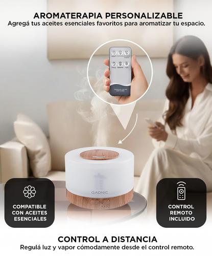 Difusor Humidificador Aromatizante LED 500ml - 2