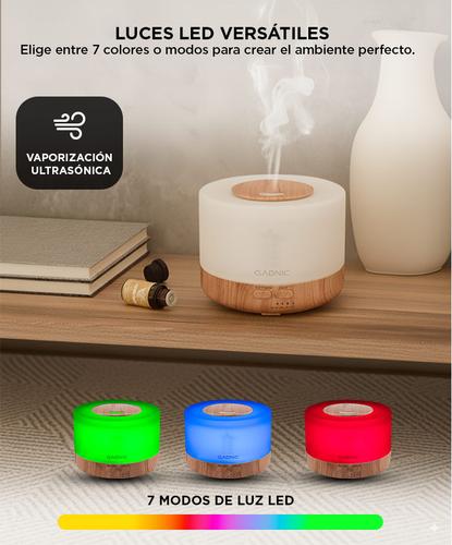 Difusor Humidificador Aromatizante LED 500ml - 3