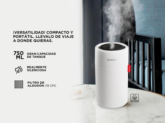 Difusor Gadnic DIF6000 Humidificador Aromatizante 750mL Portatil Recargable - 2