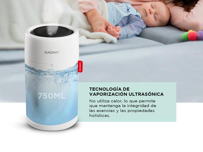 Difusor Gadnic DIF6000 Humidificador Aromatizante 750mL Portatil Recargable - 4