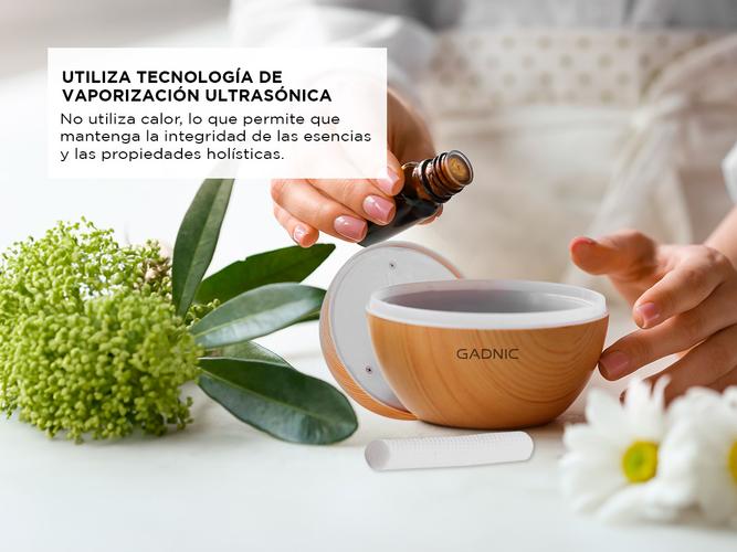 Difusor Gadnic Humidificador Aromatizante para Aceites 130mL Bamboo - 2