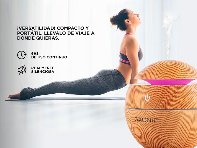 Difusor Gadnic Humidificador Aromatizante para Aceites 130mL Bamboo - 3