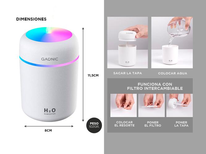 Humificador Gadnic HMD1110 Difusor Aromático Aromaterapia  - 4