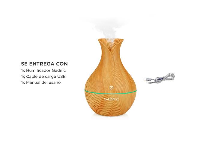 Humificador Ultra Silencioso Gadnic Aromaterapia - 5