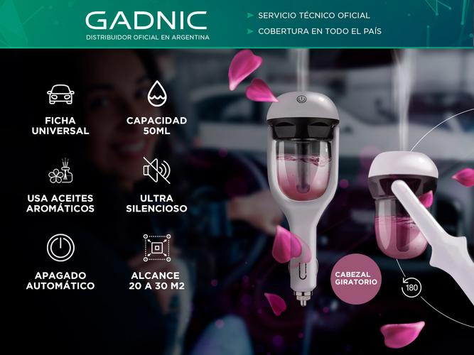 Humidificador Difusor Ultrasónico Aromático Gadnic Kar Para Auto - 1