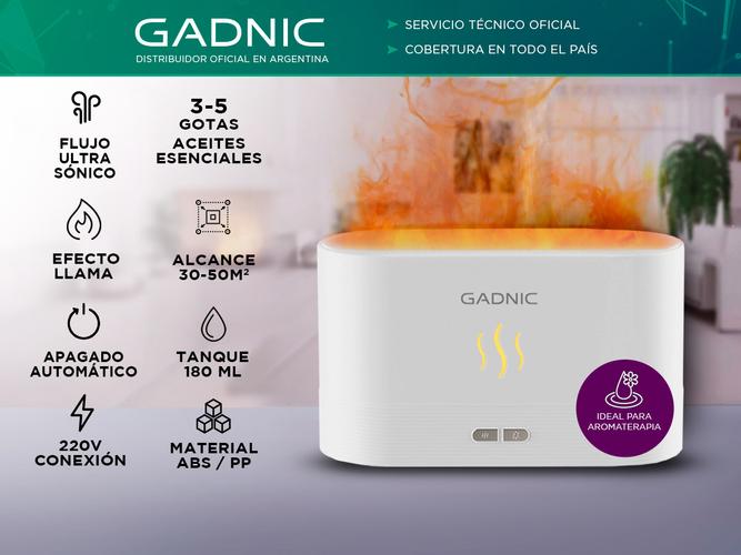 Difusor Humidificador Gadnic DH100 Efecto Llama  - 1