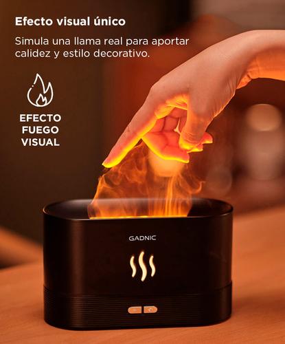 Difusor Humidificador Gadnic DH100 Efecto Llama  - 3