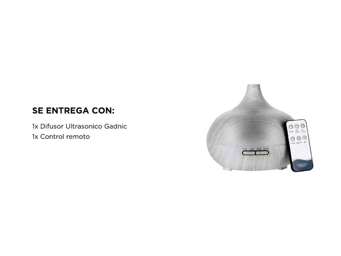 Difusor Aromático Gadnic Humidificador Ultrasónico Con Luz LED 7 Colores 500ml - 6