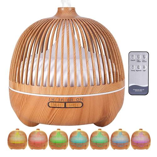 Humidificador Aromático Gadnic Aromaterapia Tipo Madera 500ml - 0