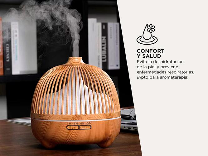 Humidificador Aromático Gadnic Aromaterapia Tipo Madera 500ml - 2