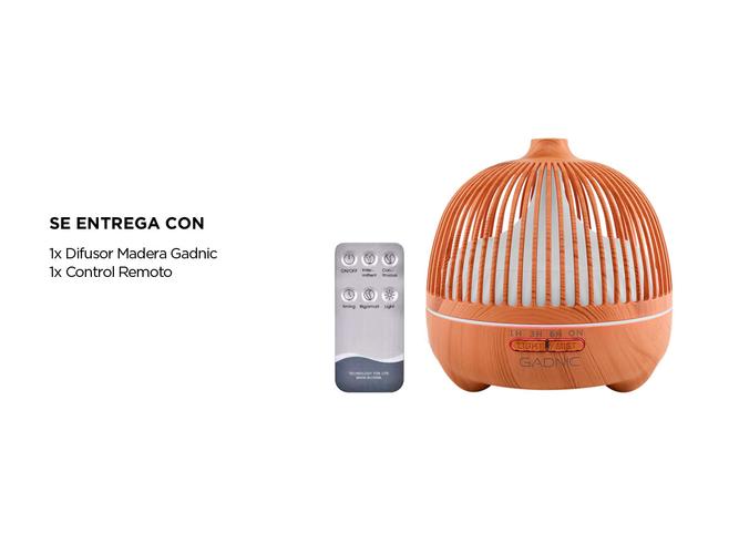Humidificador Aromático Gadnic Aromaterapia Tipo Madera 500ml - 5