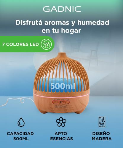 Humidificador Aromático Gadnic Aromaterapia Tipo Madera 500ml - 1